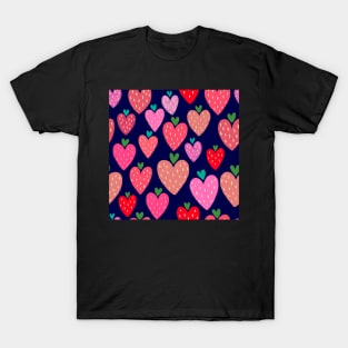 Strawberry hearts T-Shirt